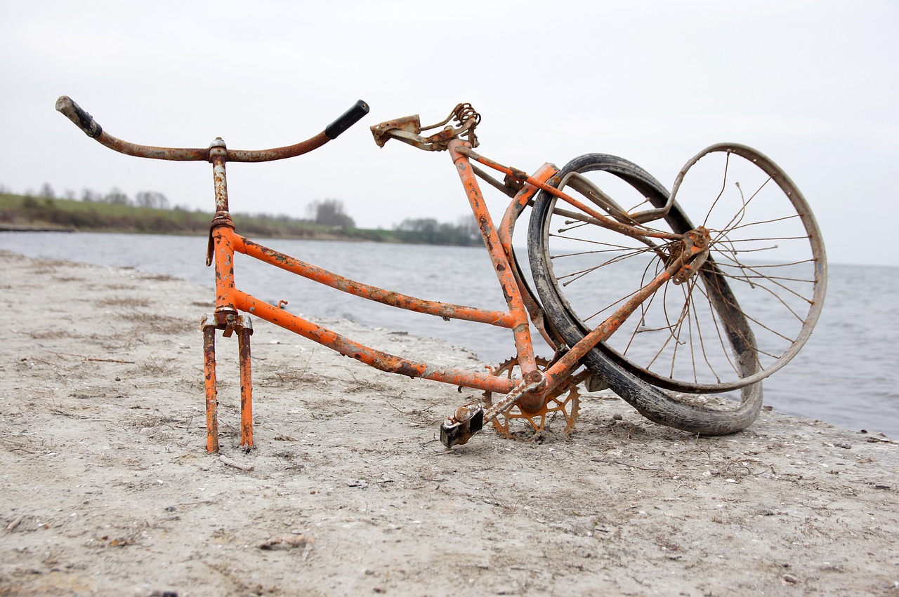 orange bike