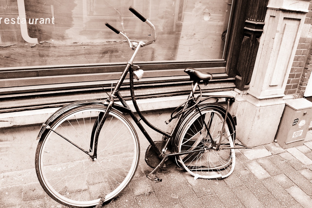 white bike