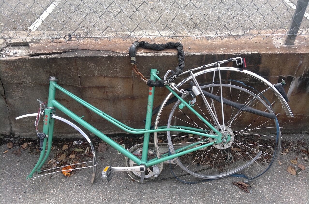 green bike
